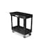 Toter Utility Cart - Lipped Top and Straight Handle 34.5x16.5x32.5 - Black UCL00-S - alternate 4